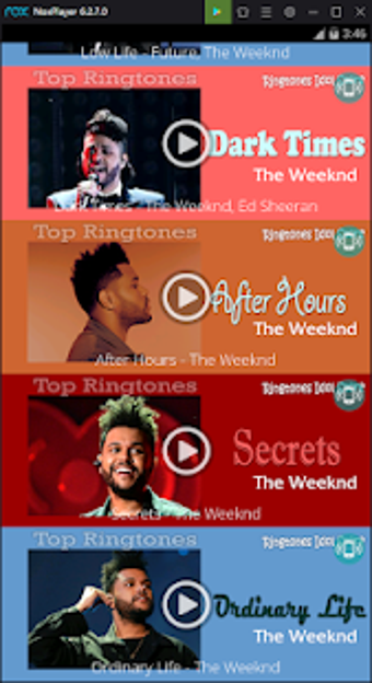 Image 0 for The Weeknd Top Ringtones