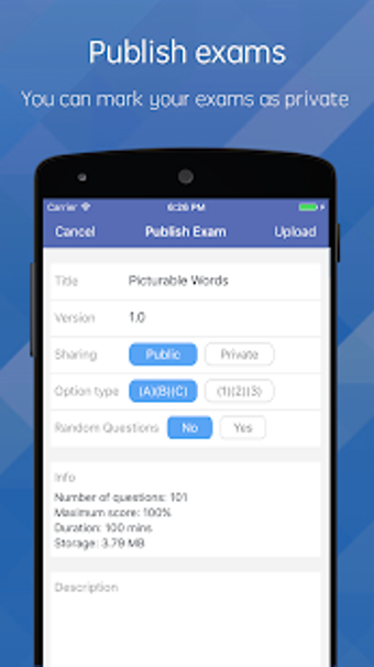 Imagen 0 para MTestM: Create your own e…
