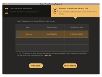 Imagen 0 para Cisdem iPhoneRecovery