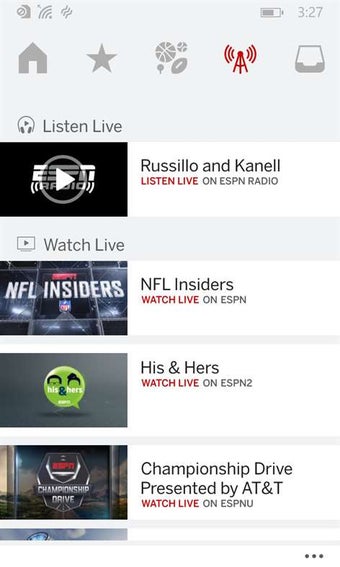Image 0 for ESPN for Windows 10