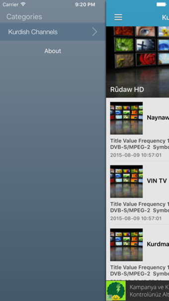 Image 1 for Kurdish TV Channels Sat I…