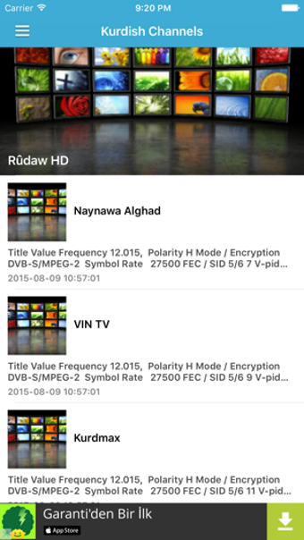 Image 0 for Kurdish TV Channels Sat I…