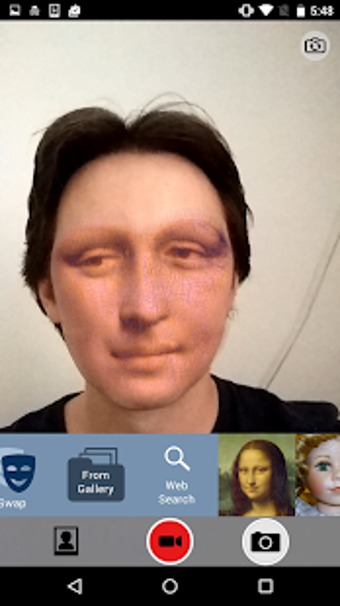 Imagen 1 para SWPR: Live Face Swap