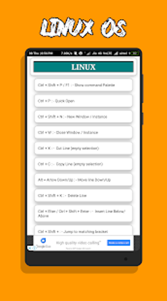 Image 1 for OS Shortcut Keys:Linux, U…
