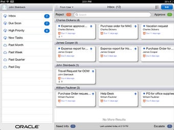 Image 0 for Oracle BPM Workspace