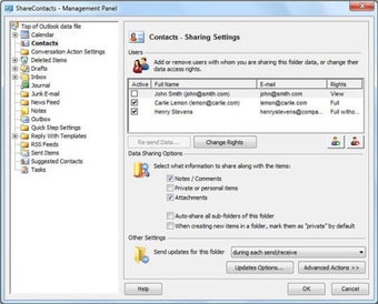 Image 2 for ShareContacts for Outlook