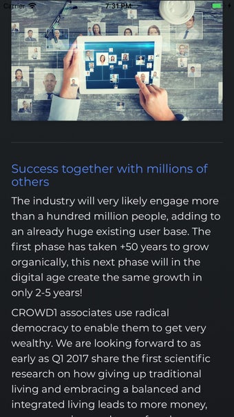 Image 1 for Crowd1 Network