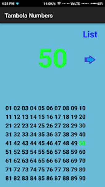 Image 1 for Tambola Numbers