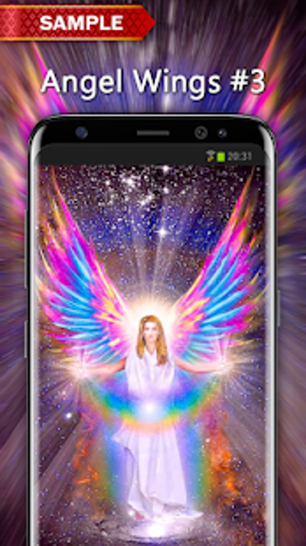 Imagen 3 para Angel Wings Wallpaper