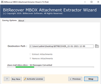 Imagen 0 para BitRecover MBOX Attachmen…