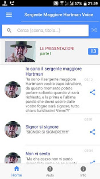Image 1 for Sergente Maggiore Hartman…