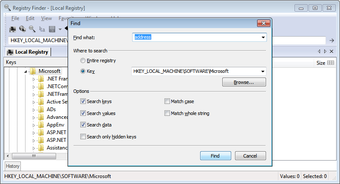 Imagen 1 para Registry Finder