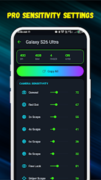 Imagen 0 para Sensitivity Settings Tool…