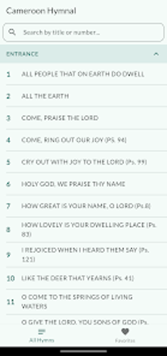 Image 0 for Cameroon Hymnal