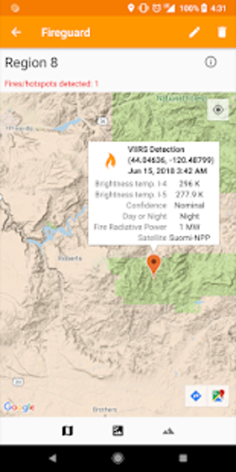 Imagen 3 para Fireguard: Wildfire Detec…