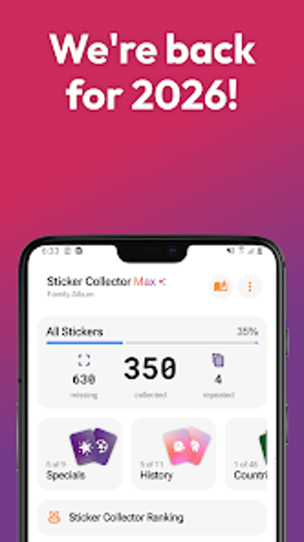 Imagen 0 para Sticker Collector Officia…