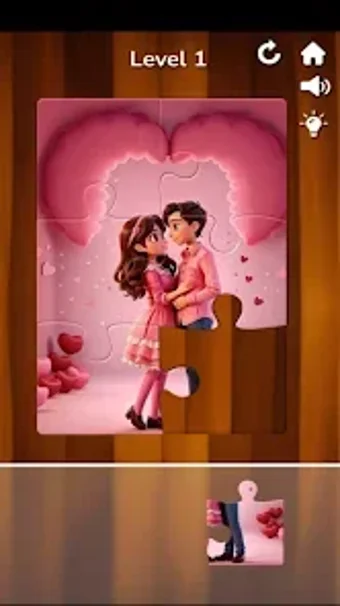 Imagen 0 para Valentine Couple Jigsaw P…