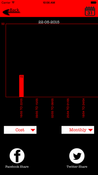Image 1 for Cigarette Tracker App