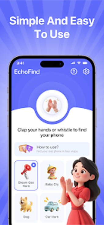 Image 0 for EchoFindClap to Locate Ph…