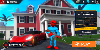 Image 0 for Spider Stickman Rope Hero…
