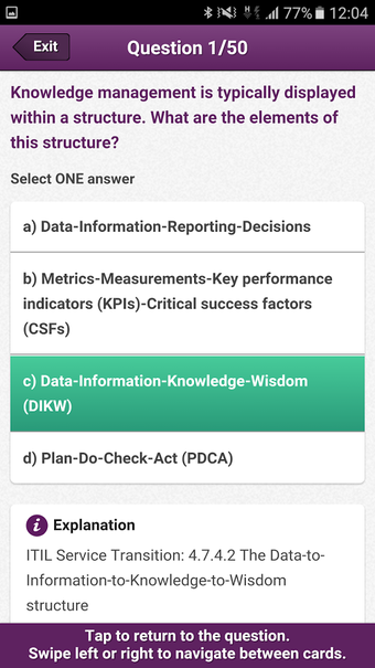 Imagen 2 para Official ITIL Exam App