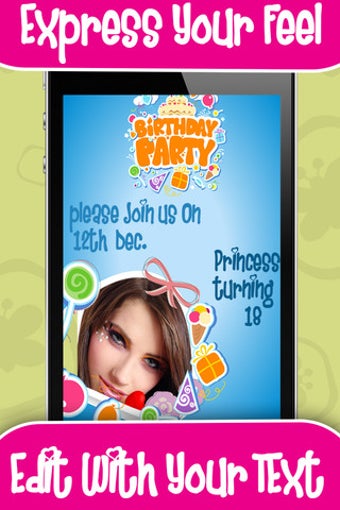 Image 4 for Birthday Invitation Cards
