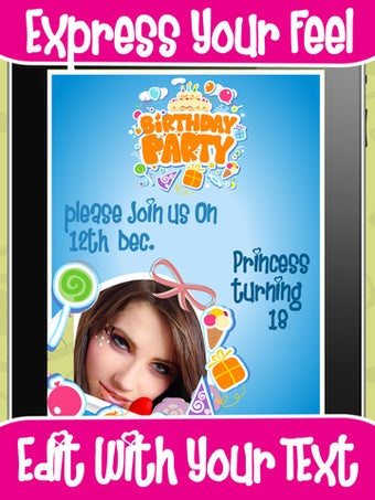 Image 4 for Birthday Invitation Cards