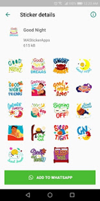 Imagen 0 para Good Morning/Night Sticke…