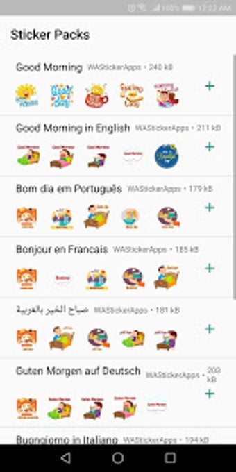 Imagen 1 para Good Morning/Night Sticke…