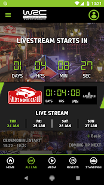 Image 1 for WRC  The Official App
