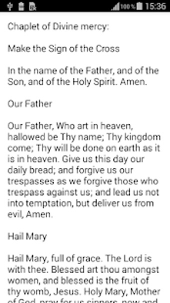 Image 1 for Chaplet of Divine mercy o…