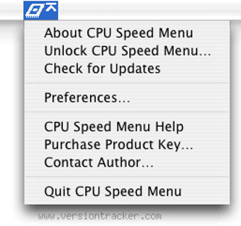 Imagen 0 para CPU Speed Menu