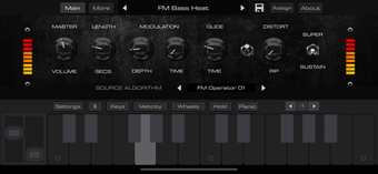 Image 0 for Bass 808 Synth + AUv3 Pla…