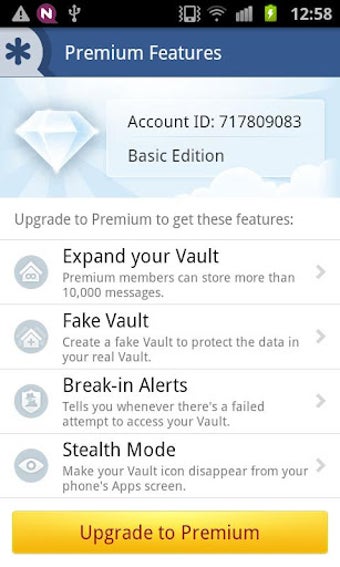 Imagen 6 para Vault-Hide SMS,Pics & Vid…