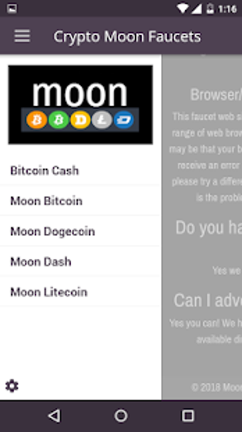 Image 0 for Crypto Moon Faucets