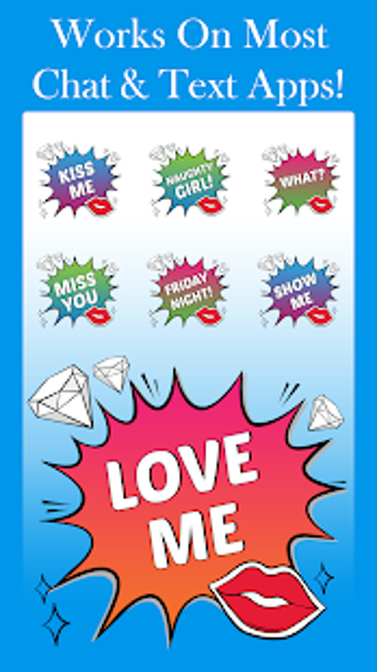 Image 0 for Adult Text Stickers for C…