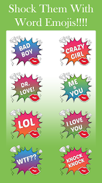 Image 1 for Adult Text Stickers for C…