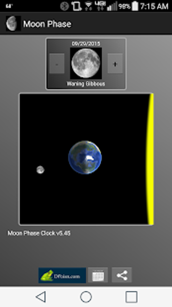 Imagen 2 para Moon Phase Widget Free