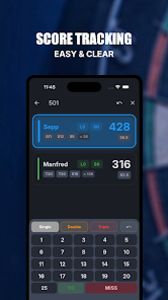 Image 0 for DartScore Darts Counter