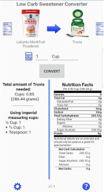 Image 3 for Low Carb Sweetener Conver…