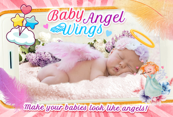 Imagen 1 para Baby Angel Wings Photo Ed…