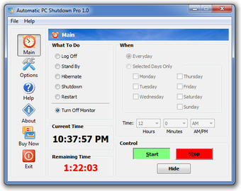 Image 0 for Automatic PC Shutdown Pro
