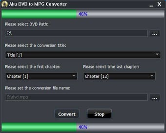 Image 0 for Aku DVD To MPG Converter