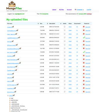 Imagen 0 para Mongo Files