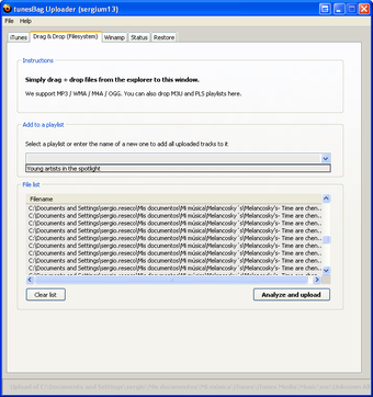 Imagen 2 para tunesBag Uploader