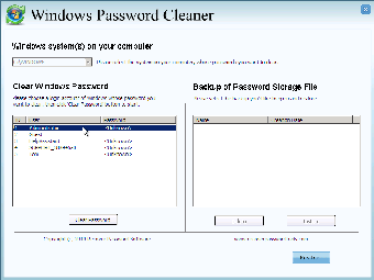 Image 0 for Windows Password Cleaner …