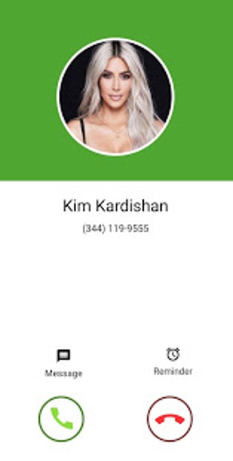Image 1 for Fake call from Kim Kardas…