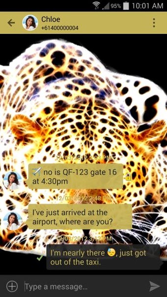 Imagen 1 para Gold Leopard Theme (chomp…