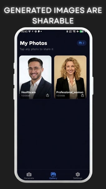 Image 0 for AI Headshot Generator