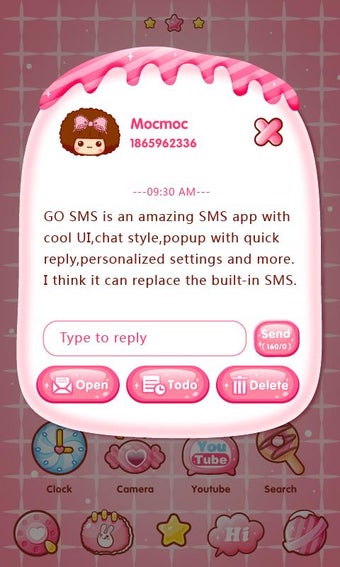 Image 3 for GO SMS LOVE CANDY MOCMOC …